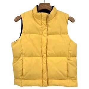 GAP Vintage Y2K Down Puffer Vest in Yellow Size S